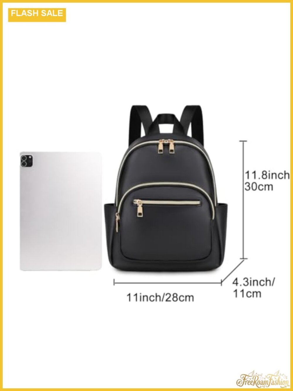 PU Leather Mini Backpack Purse for Women Small Fashion Daypack Travel Shoulder - Picture 2 of 5